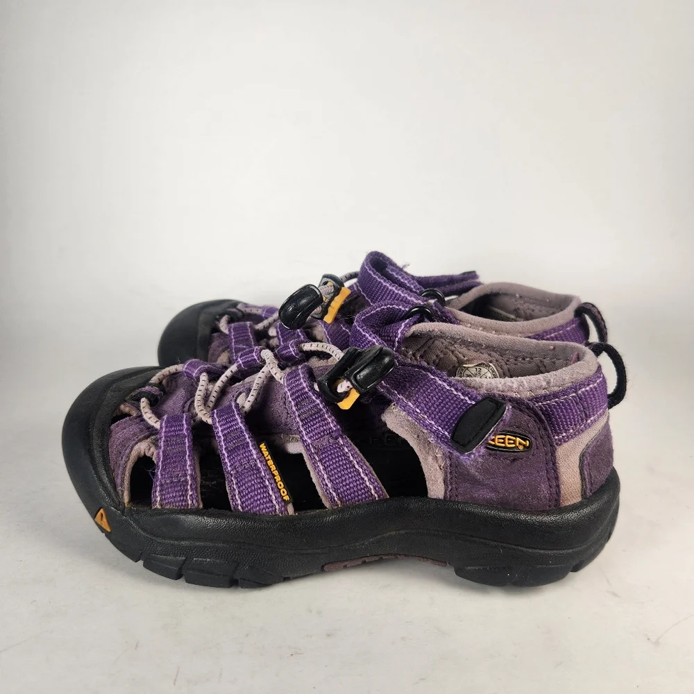 KEEN Kids Sandal Size 12 Purple Fisherman Outdoor Cap Toe Washable Shoes - Picture 7 of 12